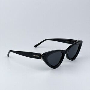 Jimmy Choo Women Black Grey Cat Eye BRAND NEW Sunglasses ADDY/S 0807